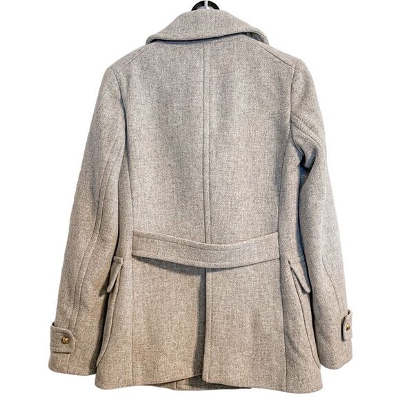 J Crew Stadium Cloth Wool Double Breasted Pea Coat 2 - Picture 5 of 10